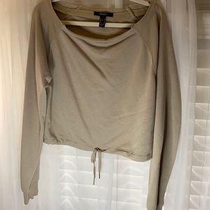 Forever 21 sweatshirt cropped